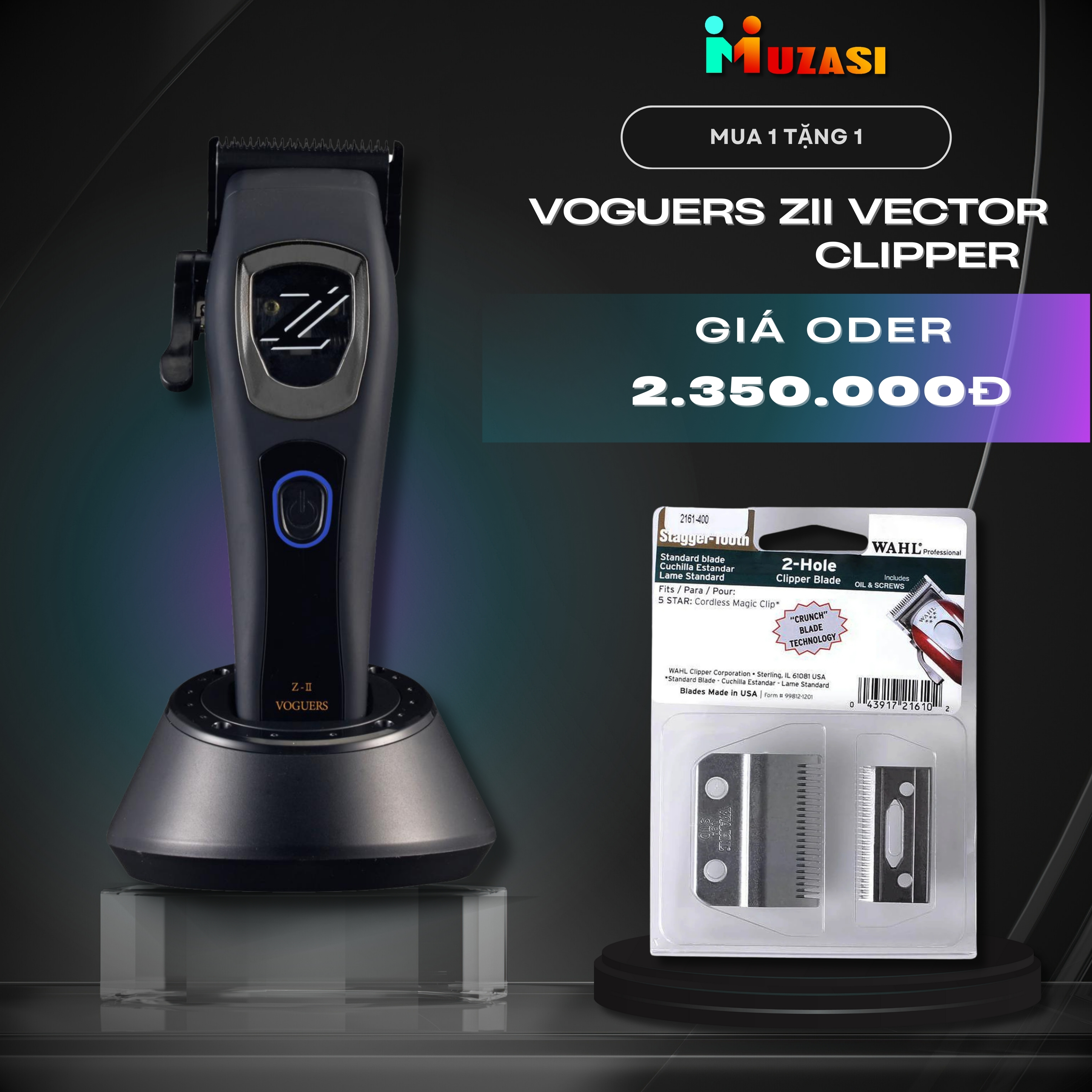 Tông Đơ Voguers ZII Vector Motor Clipper - Korea