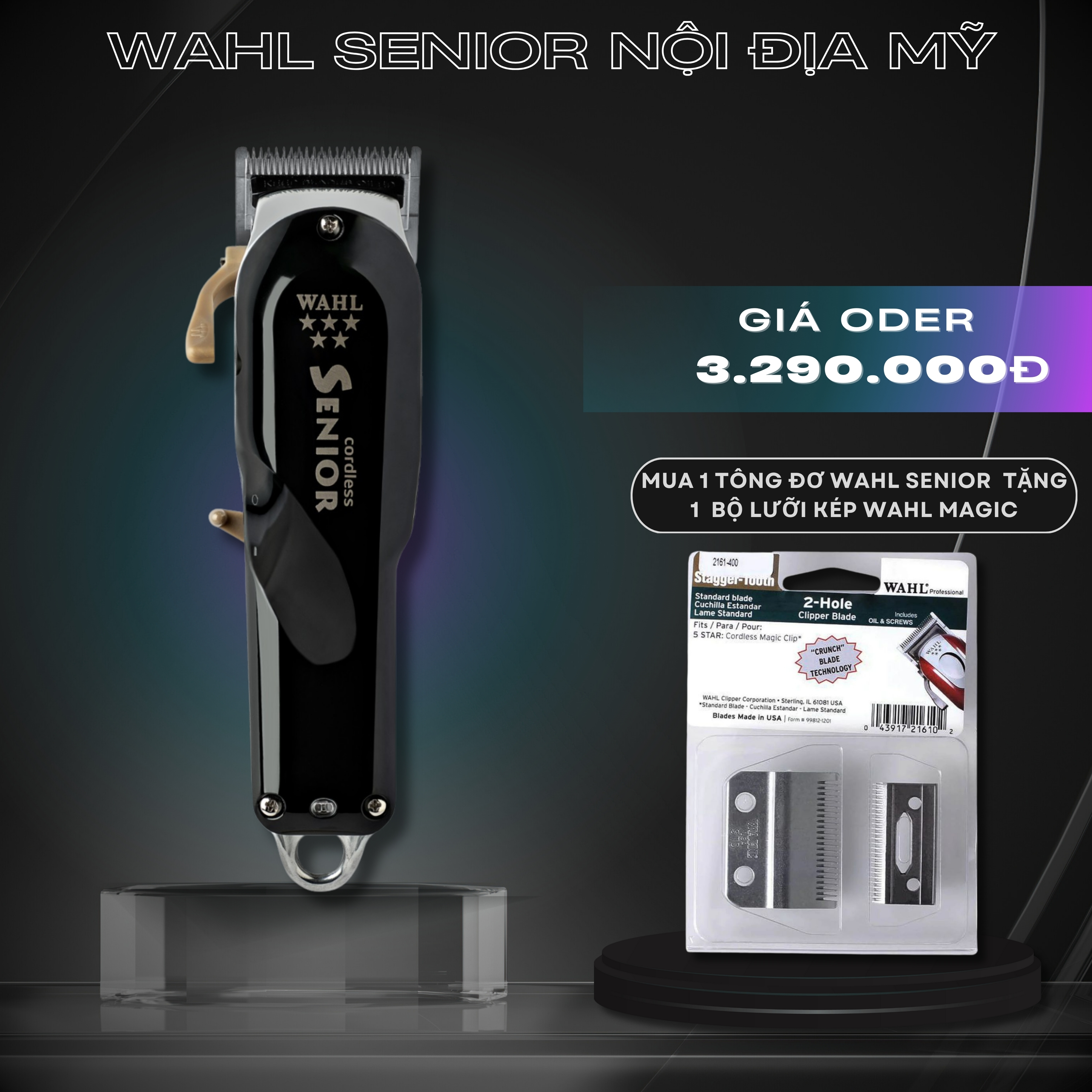 Tông Đơ Wahl 5 Star Cordless Senior  - Nội Địa Mỹ