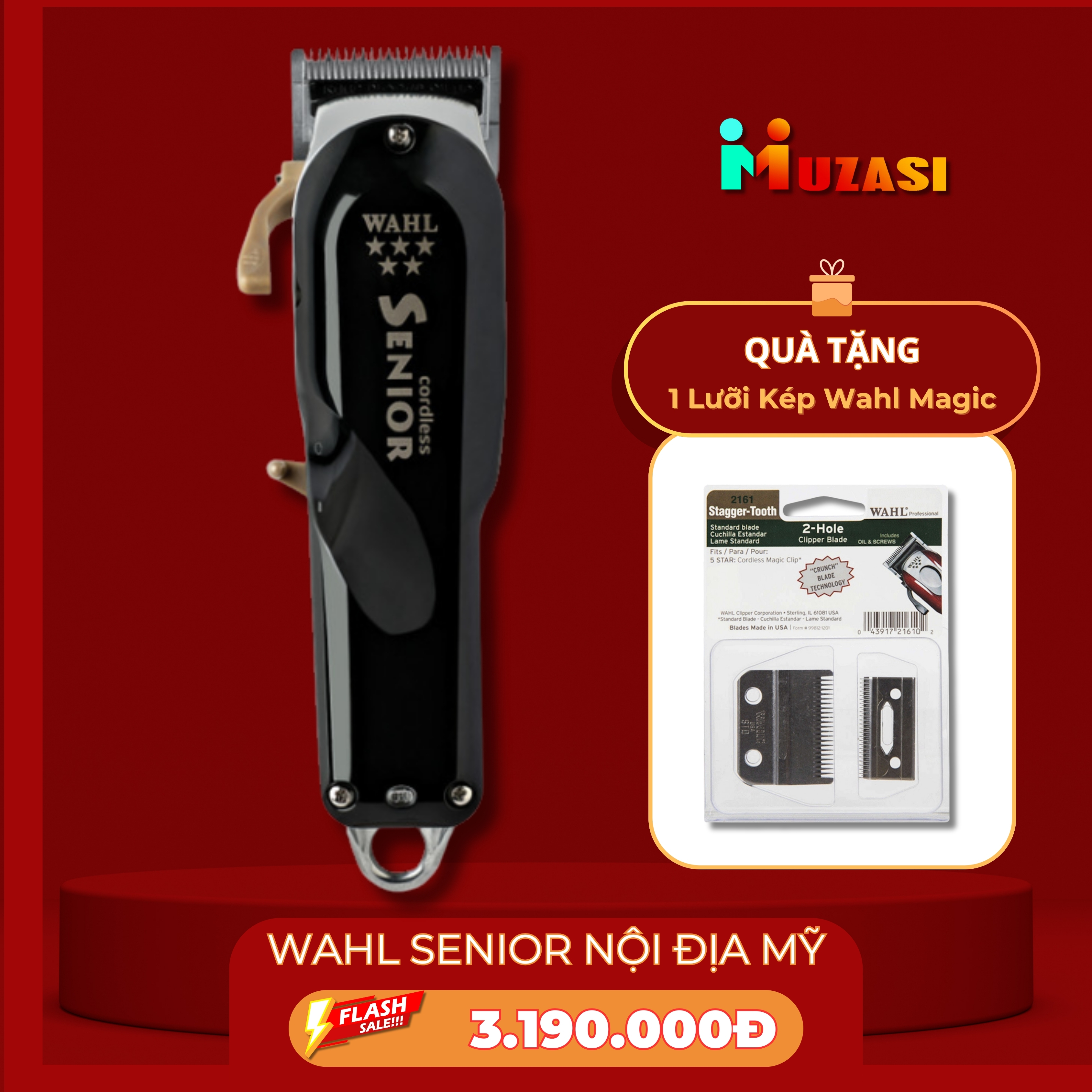 Tông Đơ Wahl 5 Star Cordless Senior  - Nội Địa Mỹ