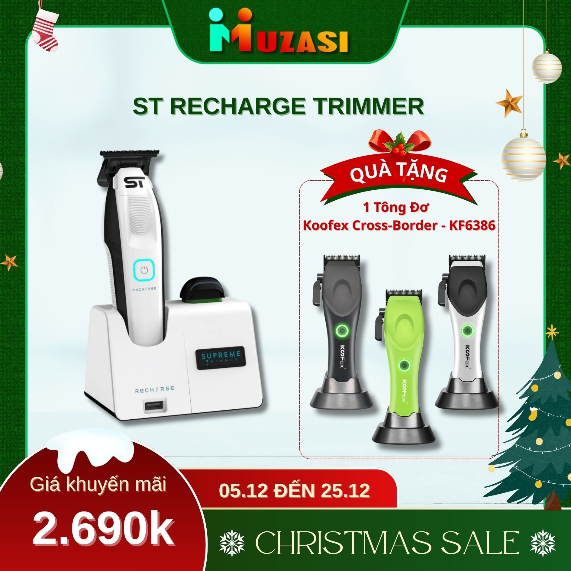 Chấn Viền Supreme Trimmer Recharge White 