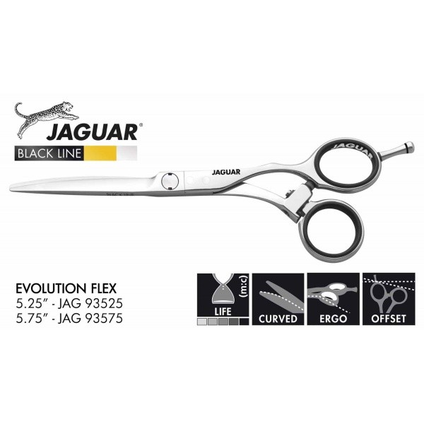 Kéo cắt tóc Jaguar Black Line Evolution Flex 5.75 