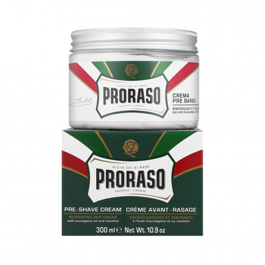 Kem Làm Mềm Râu Trước Khi Cạo Proraso Green - 300 ml
