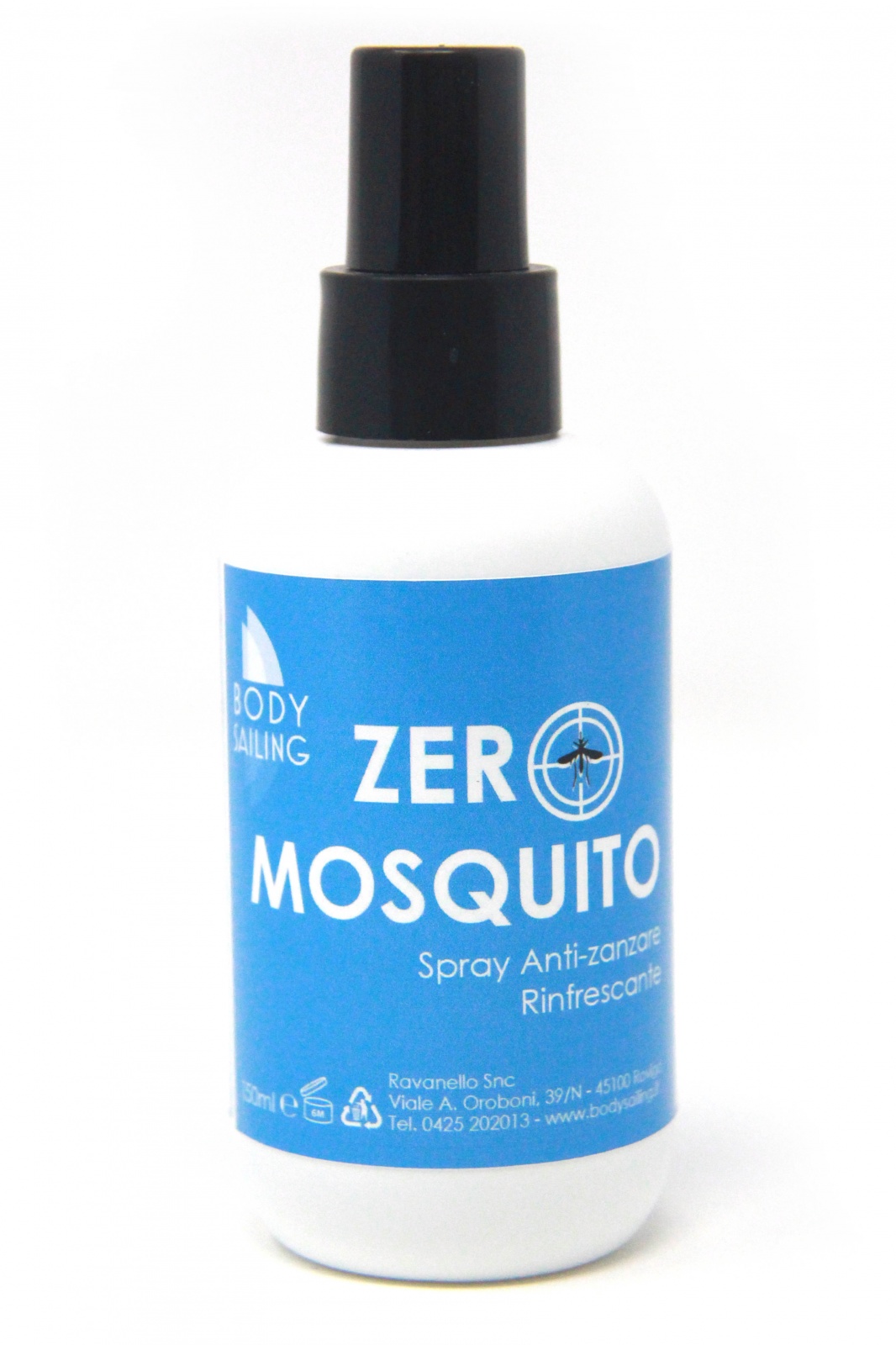 Xịt Chống Muỗi Bạc Hà Body Sailing Zero Mosquito 150ml
